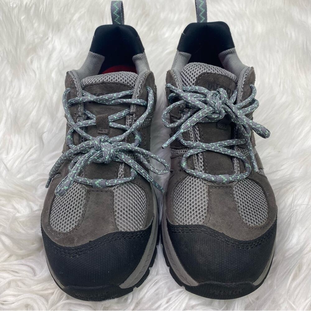 Worx Women's Steel Toe Slip Resistant Work Shoes Gray Size 7M Athletic